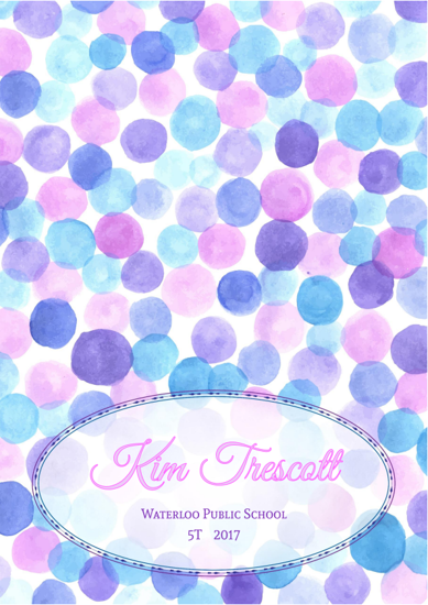 Front Cover - Watercolour Dots