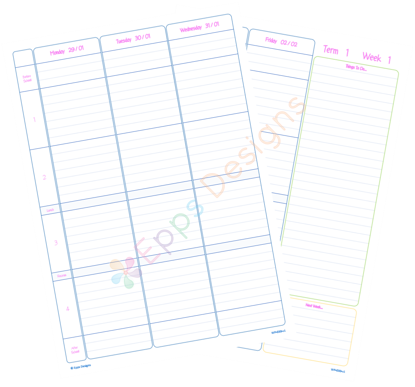 10-Weekly Planner [4 Periods] [v5]