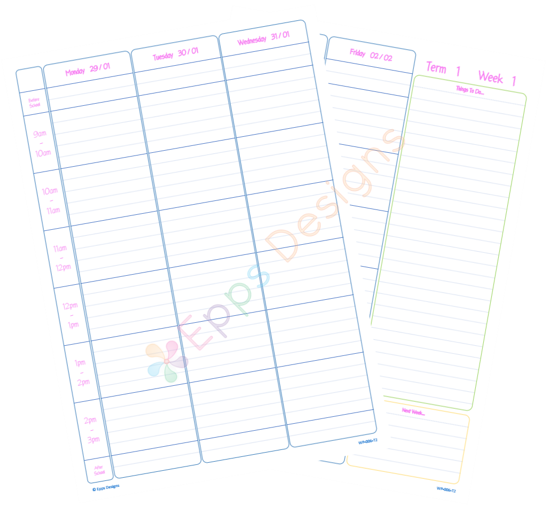 10-Weekly Planner [6 Periods] [T2]
