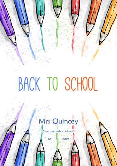 Front Cover - Back To School
