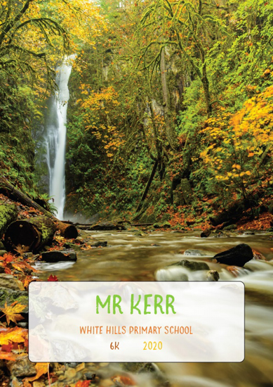 Forest Waterfall - Front Cover